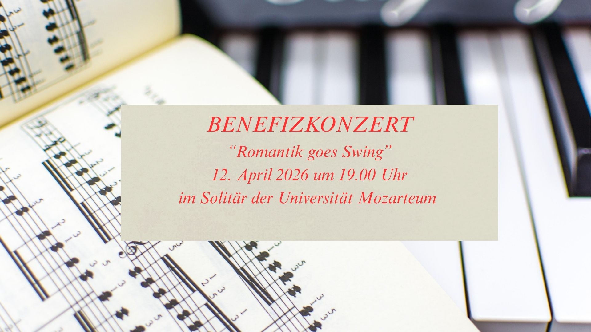 Einladung zum Live Music Now Benefizkonzert